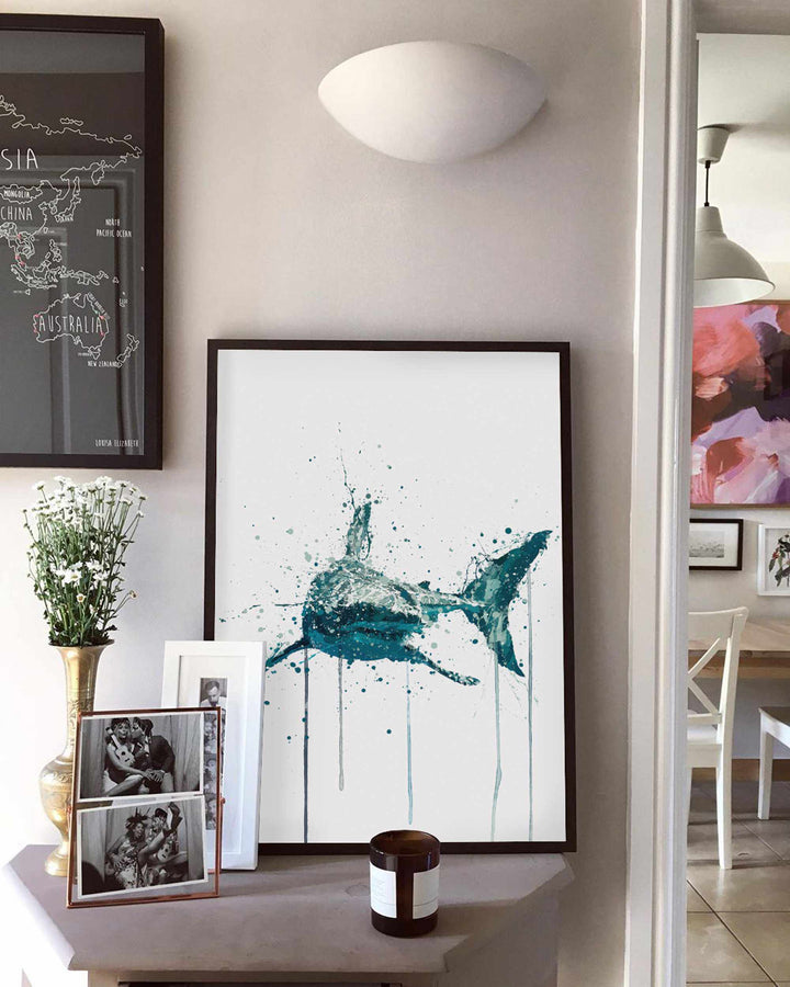 Sea Creature Wall Art Print 'Shark'
