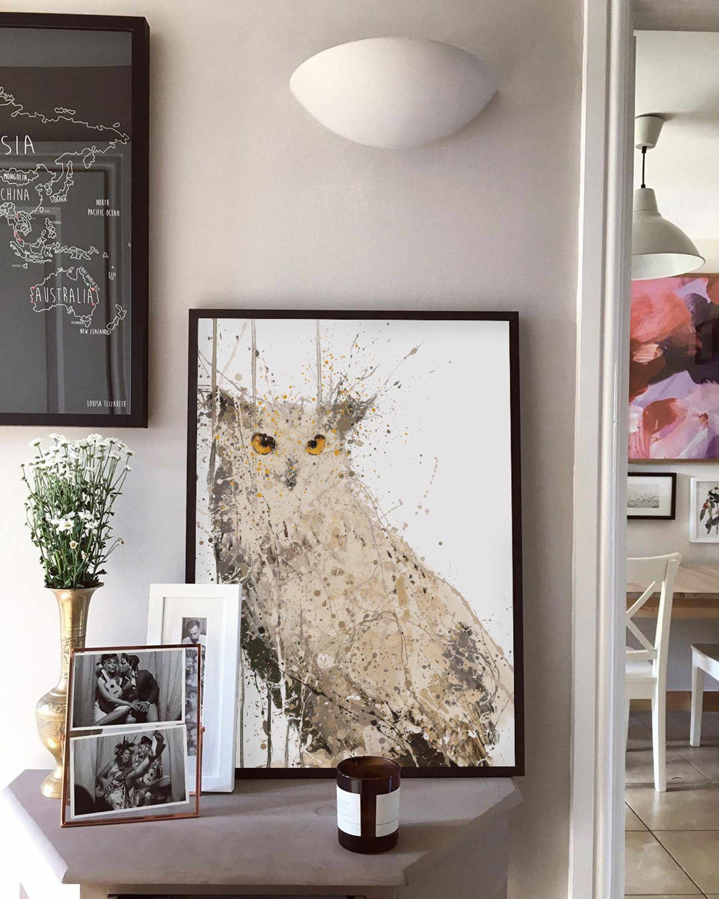Eagle Owl Wall Art Print