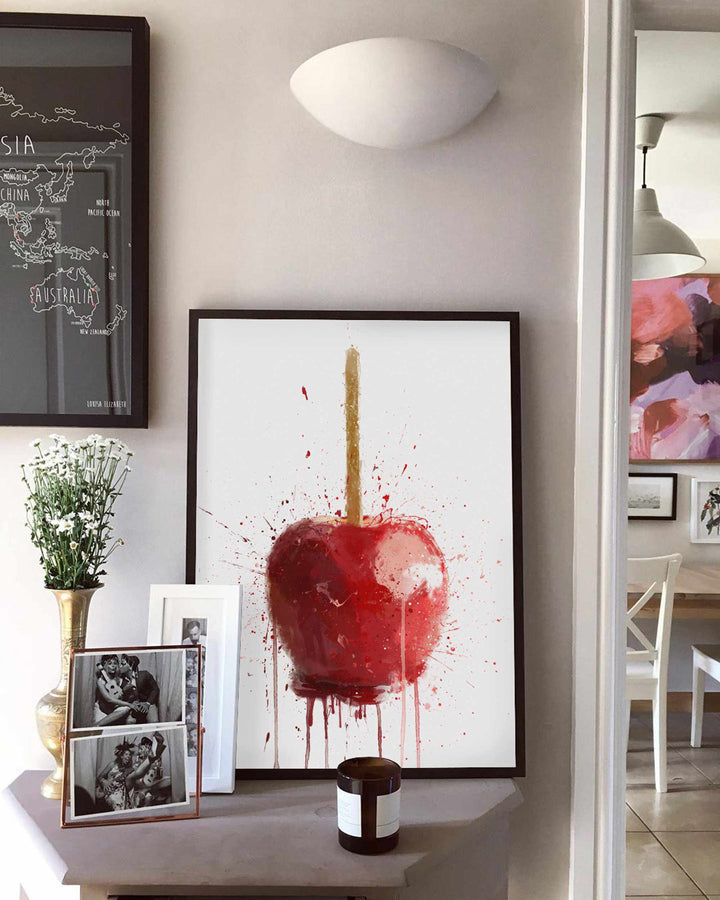 Candy Apple-Wand-Kunstdruck