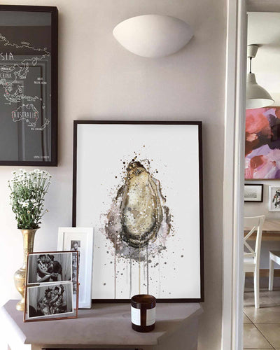 Seafood Wall Art Print 'Oyster'