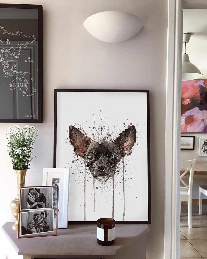 Chihuahua-Wand-Kunstdruck