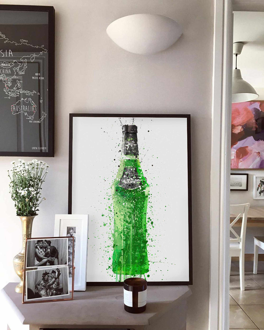Liquor Bottle Wall Art Print 'Melon'-We Love Prints