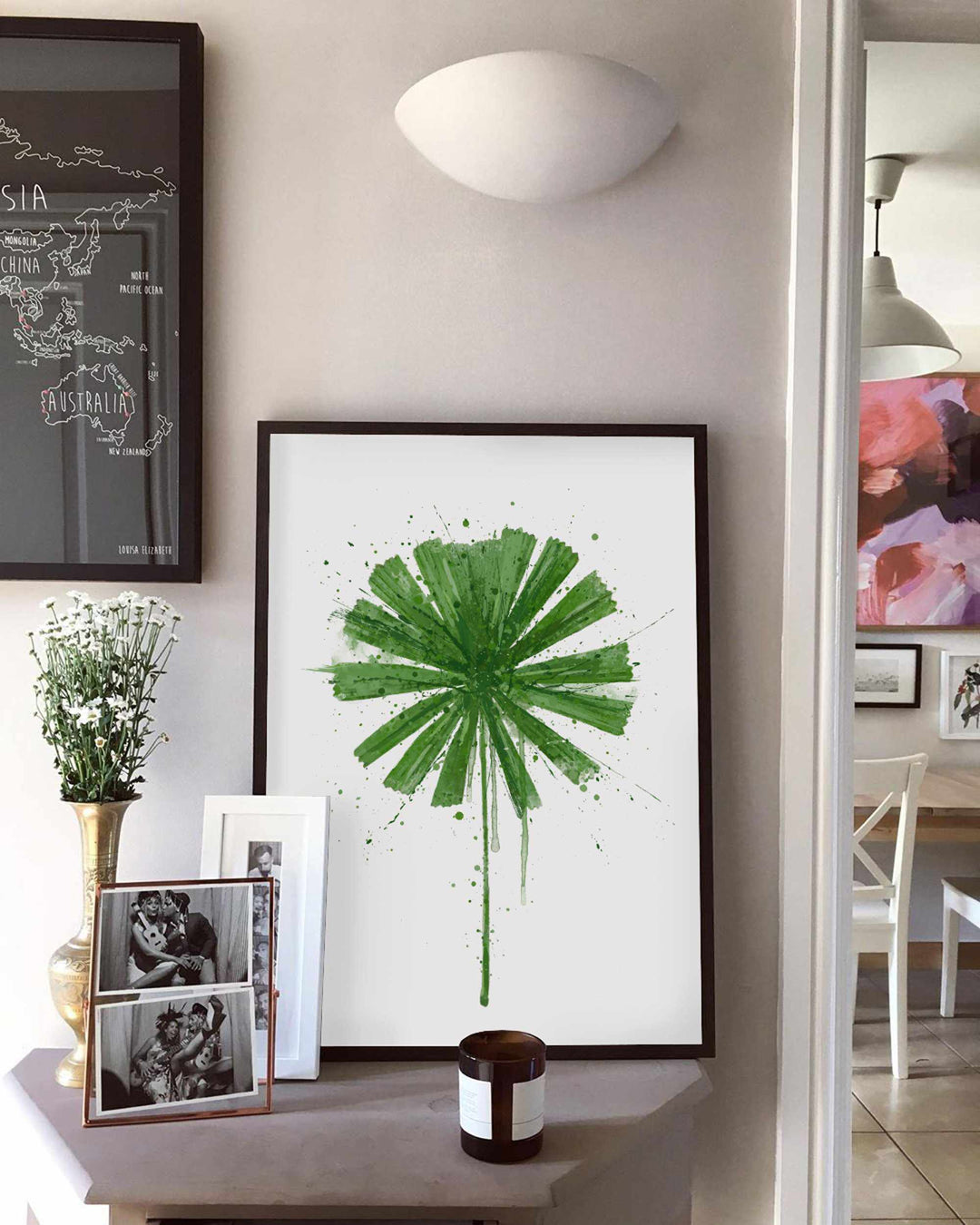 Botanical Wall Art Print ‘Fan Palm’ - Plant Prints, Botanical Art Prints and Botanical Illustrations