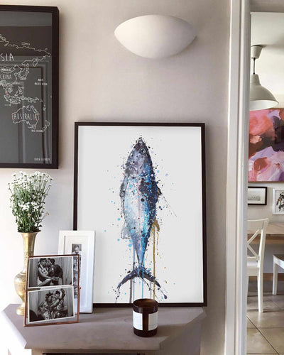 Seafood Wall Art Print 'Tuna'