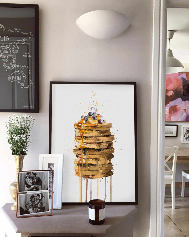 Pfannkuchen-Wand-Kunstdruck