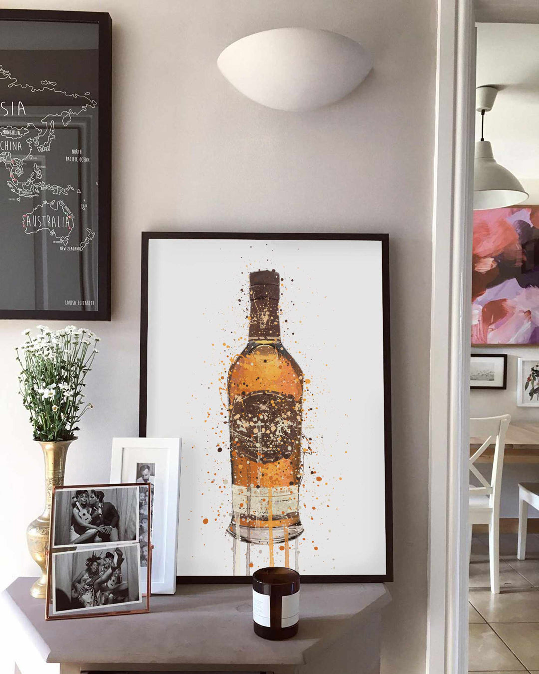 Whiskyflasche Wandbild 'Highland Monarch'
