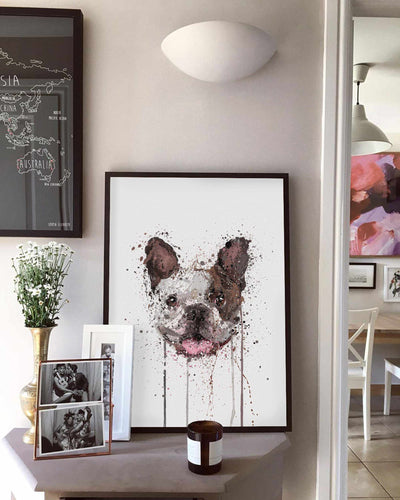 French Bulldog Wall Art Print (Light)