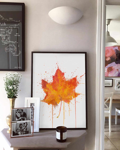 Maple Leaf Wall Art Print