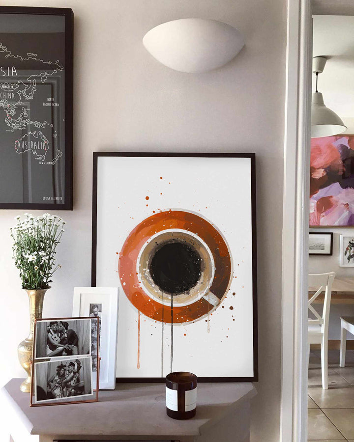 Coffee Wall Art Print 'Americano'