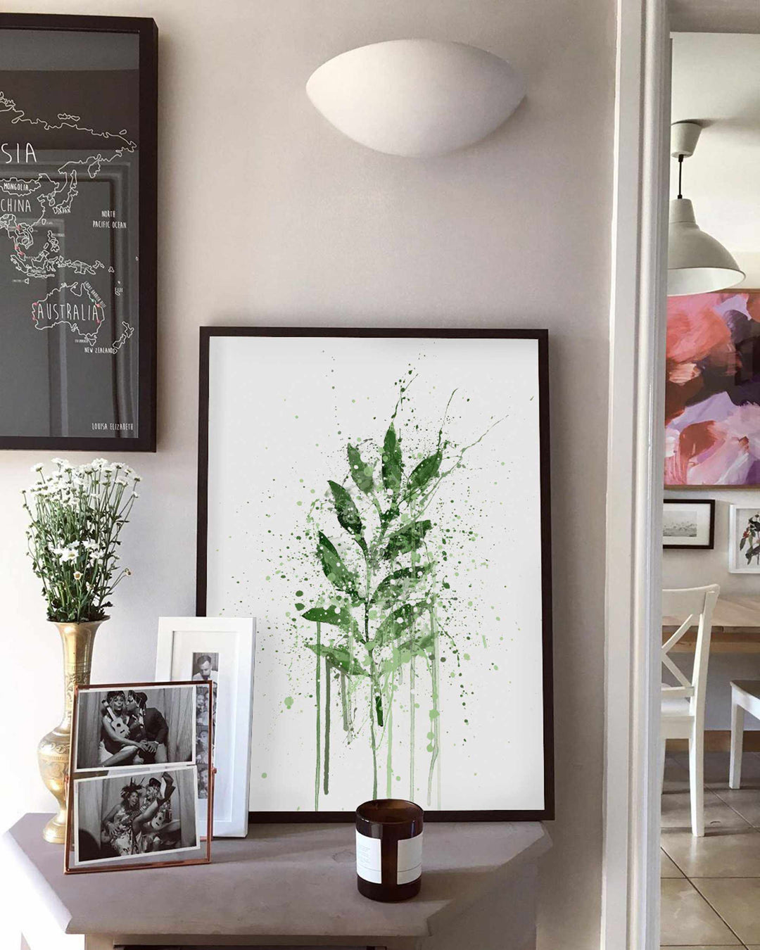 Rowan Leaf Wall Art Print - Pflanzendrucke, botanische Kunstdrucke und botanische Illustrationen