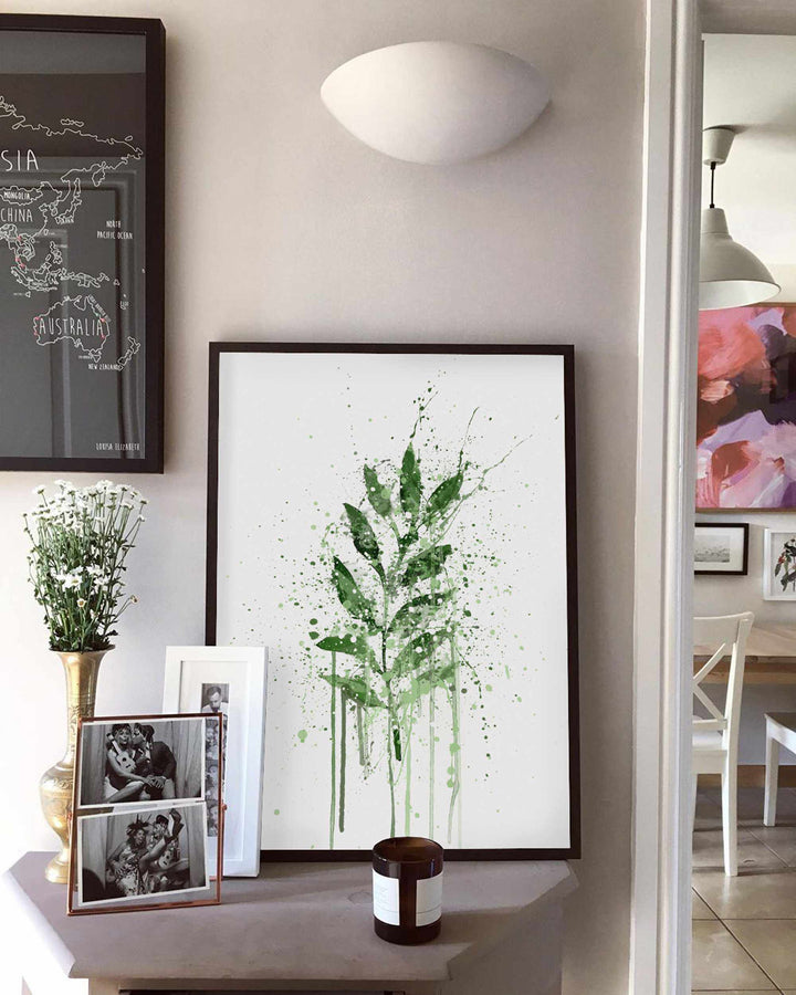 Rowan Leaf Wall Art Print - Pflanzendrucke, botanische Kunstdrucke und botanische Illustrationen