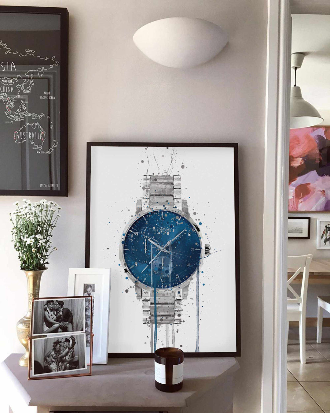 Wrist Watch Wall Art Print 'Nebula'