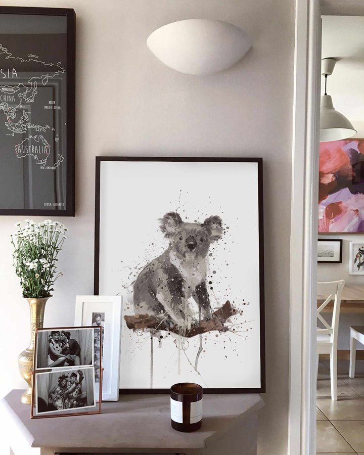 Koala Bear Wall Art Print