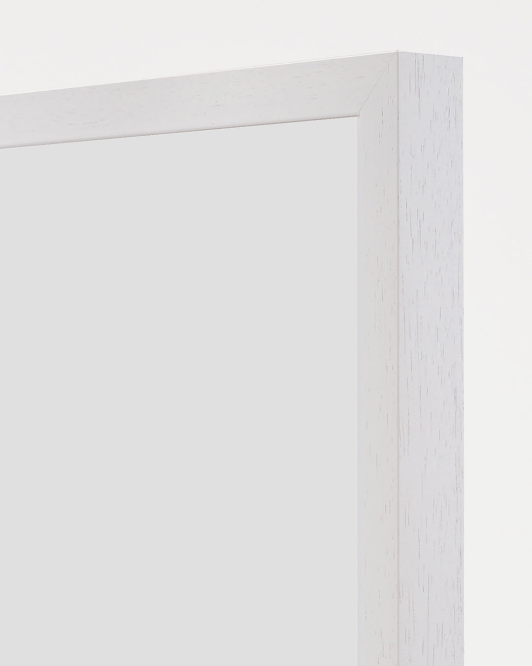 White Picture Frame (Wood Grain), A4 Size Photo Frame