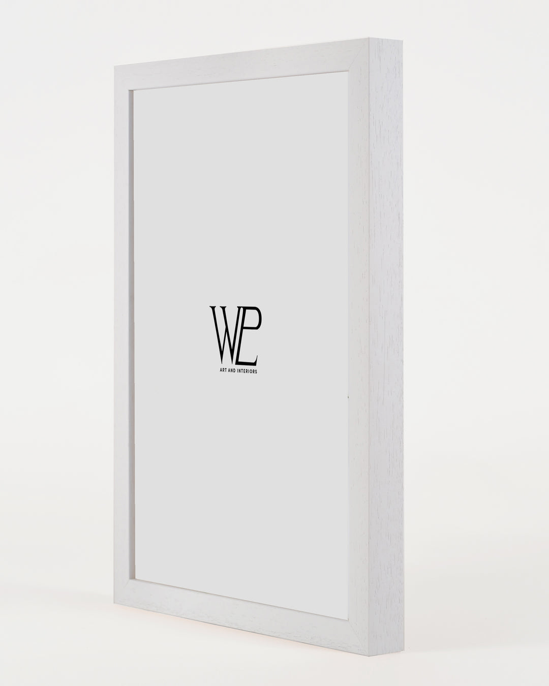 White Picture Frame (Wood Grain), A4 Size Photo Frame