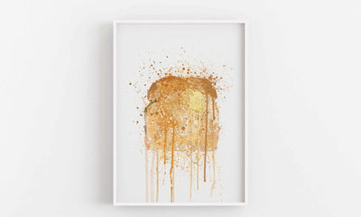 Buttered Toast Wall Art Print-We Love Prints