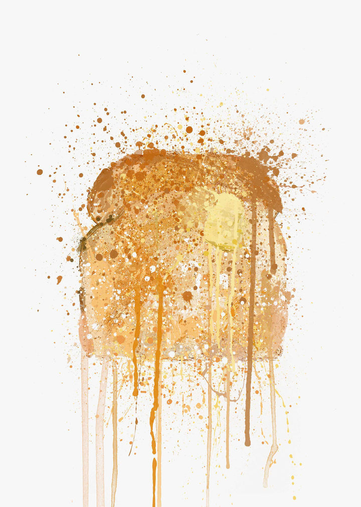 Buttered Toast Wall Art Print-We Love Prints