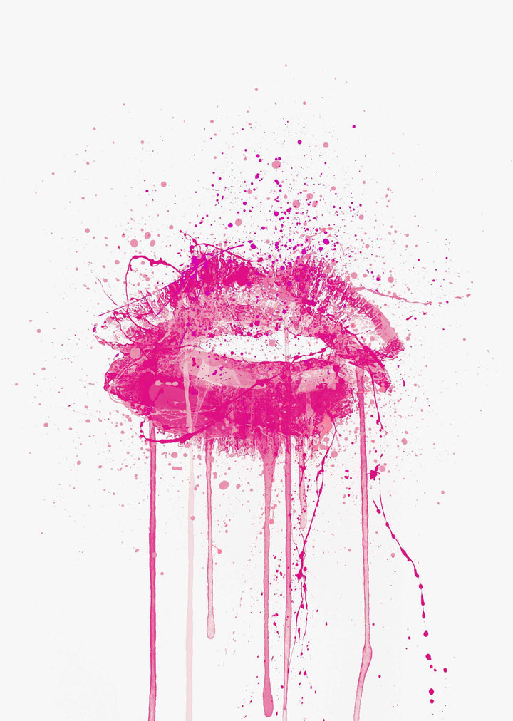 Candy Yum Yum' Lips Wall Art Print-We Love Prints