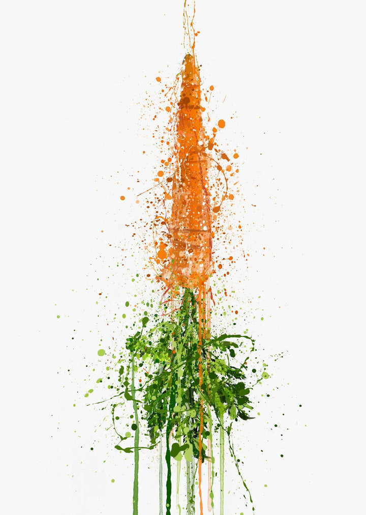 Carrot Vegetable Wall Art Print-We Love Prints