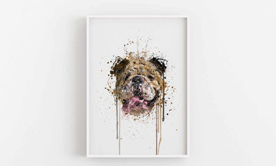 English Bulldog Wall Art Print-We Love Prints