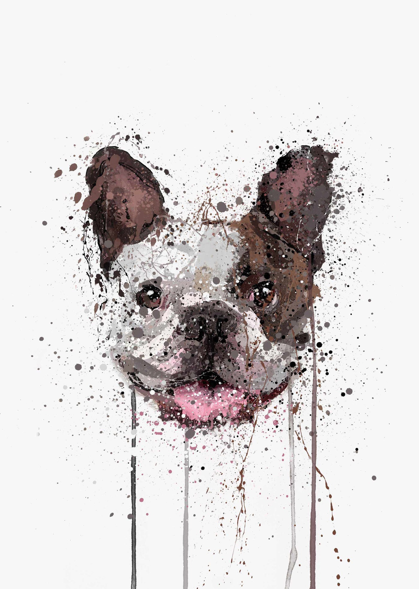 French Bulldog Wall Art Print (Light)-We Love Prints
