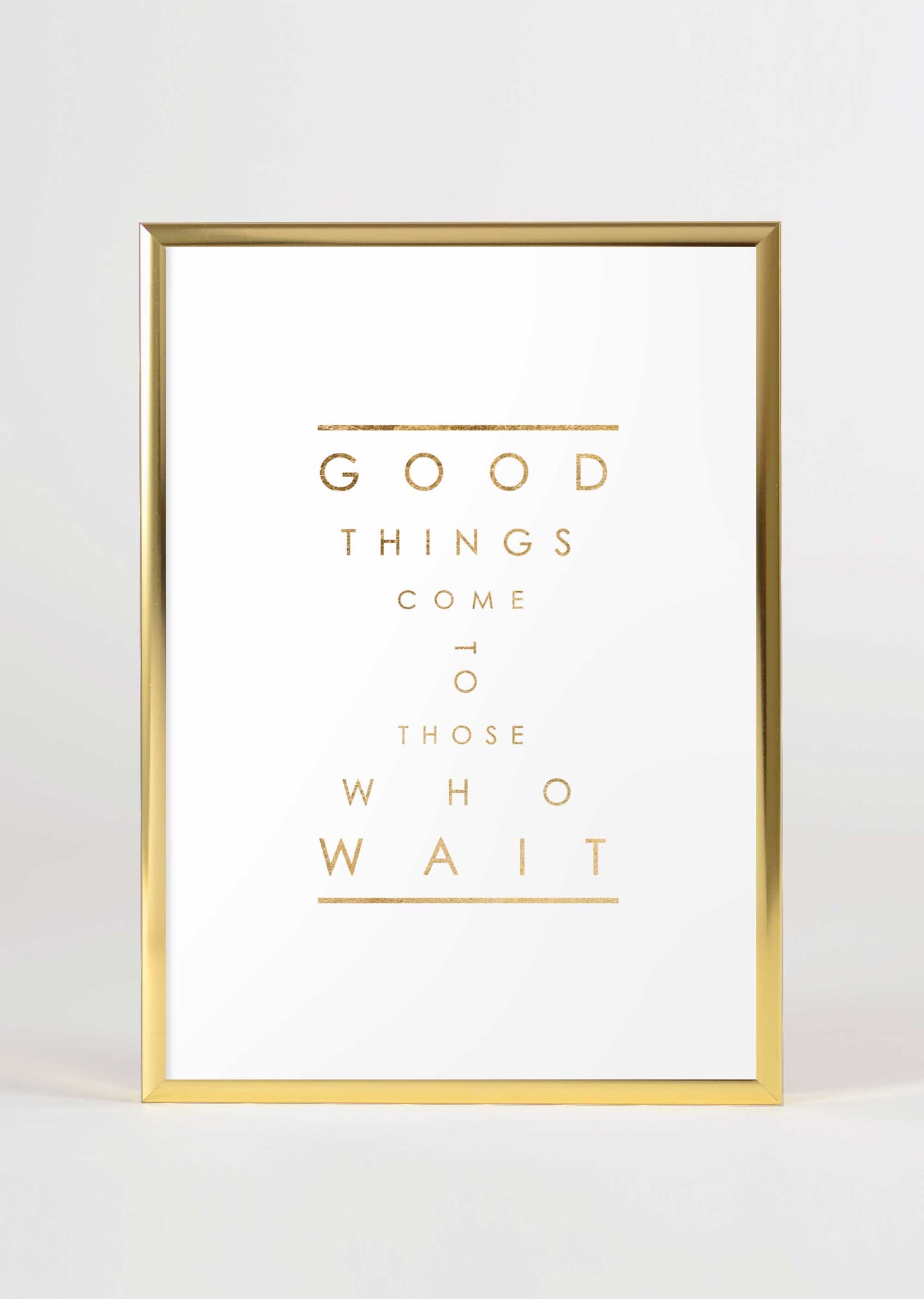 Law of Assumption Typography Quote Wall Art Print 'Good Things'