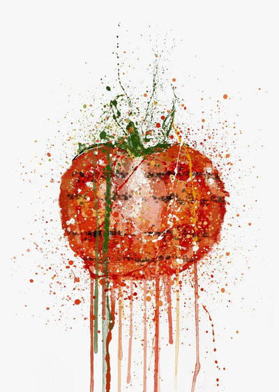 Grilled Tomato Wall Art Print-We Love Prints