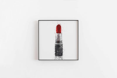 Lipstick Wall Art Print 'Ruby Woo'-We Love Prints