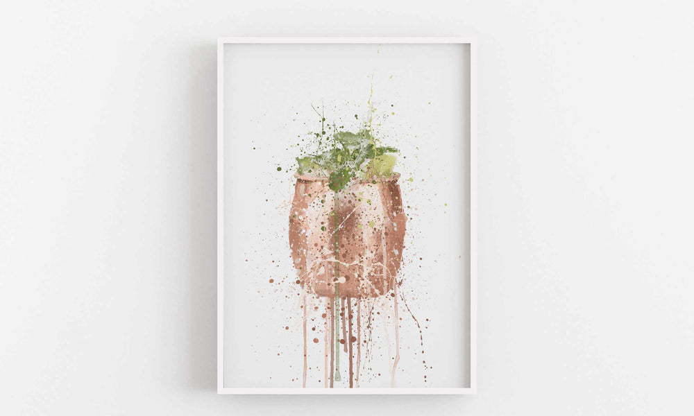 Moscow Mule Cocktail Wall Art Print-We Love Prints