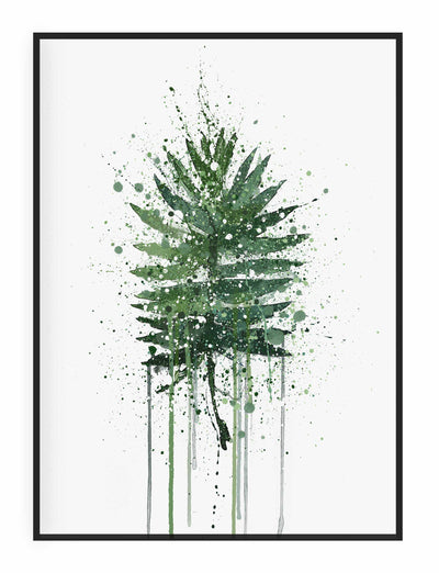 Palm Leaf Wall Art Print-We Love Prints