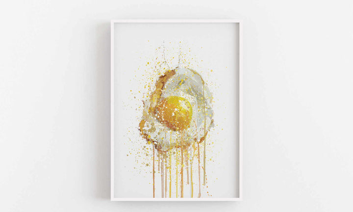 Runny Egg 3 Wall Art Print-We Love Prints